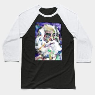 WALT WHITMAN watercolor portrait .1 Baseball T-Shirt